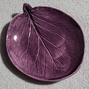 Ceramic Leaf Trinket Dish